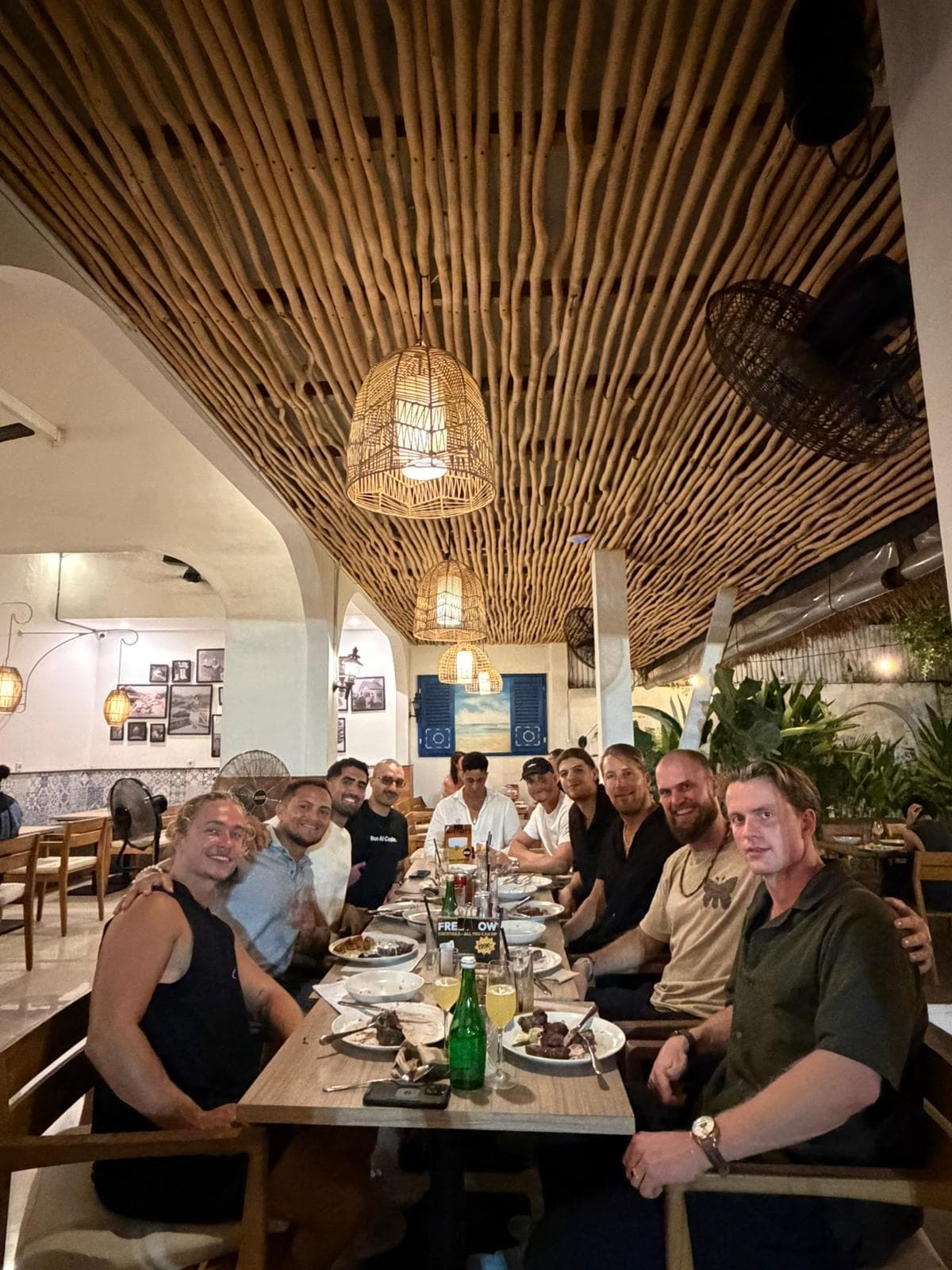 Long dinners together