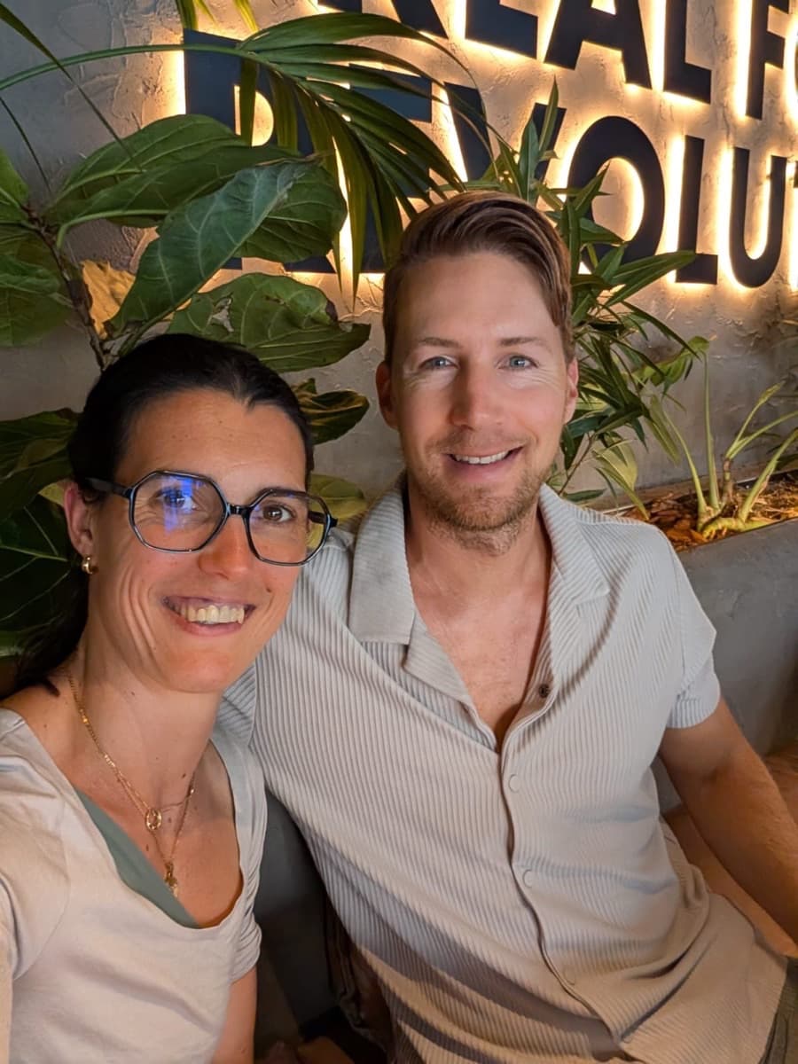 Lennart with Teodora Sklayne
